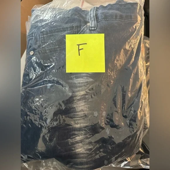 Nolita Hydraulic mid rise blue denim Jeans with Splatter size 24W Y2K - Picture 10 of 10